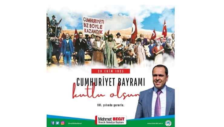 Başkan Begit'ten Cumhuriyet Mesajı