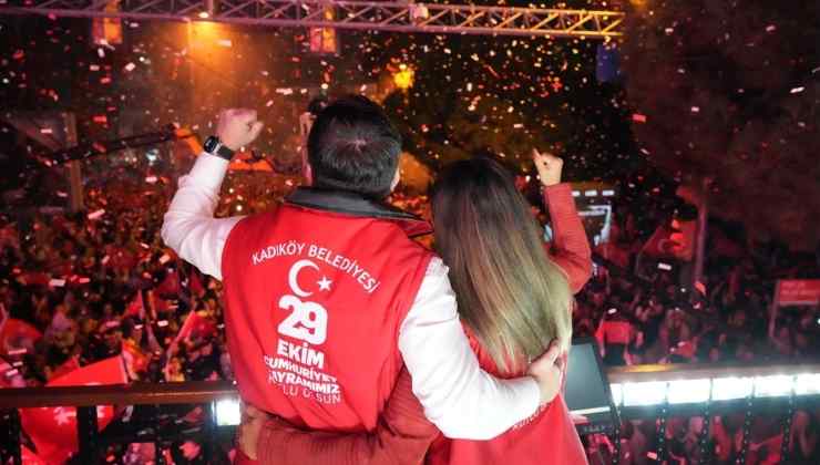 Kadıköy'de Muhteşem Cumhuriyet Görüntüleri