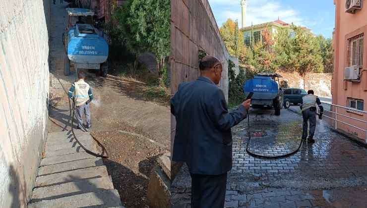Birecik Belediyesi'nden TOKİ'de Temizlik