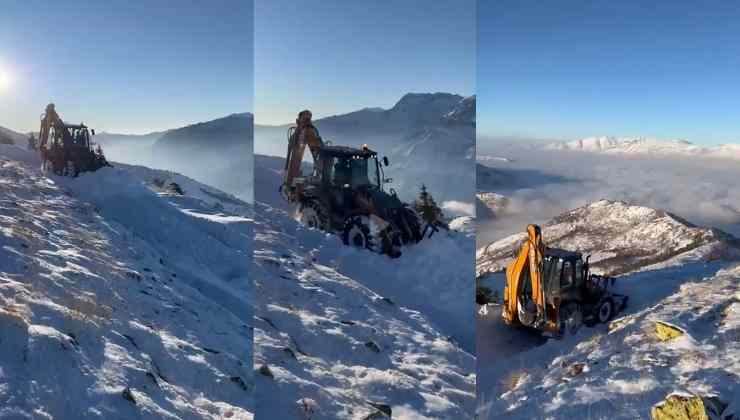 Ekinözü'nde Açılamaz Denen Yollar Açıldı