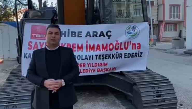 Gölbaşı Belediyesi'ne Yeni İş Makinası!
