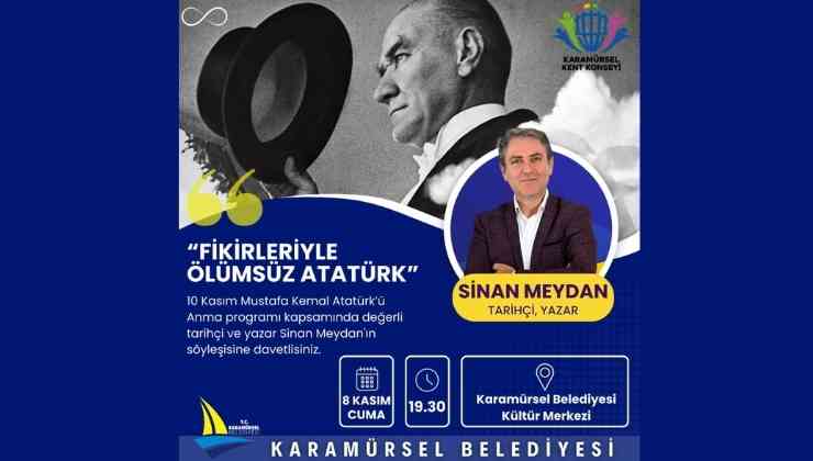 Karamürsel'de Atatürk'ü Anma Programı