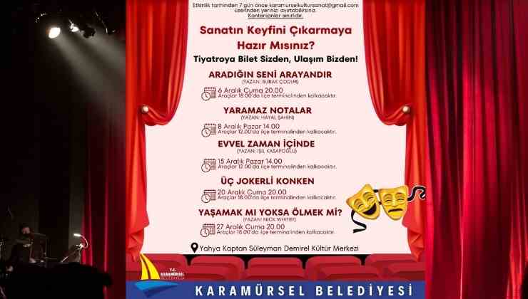 Karamürsel'de Tiyatro Heyecanı!