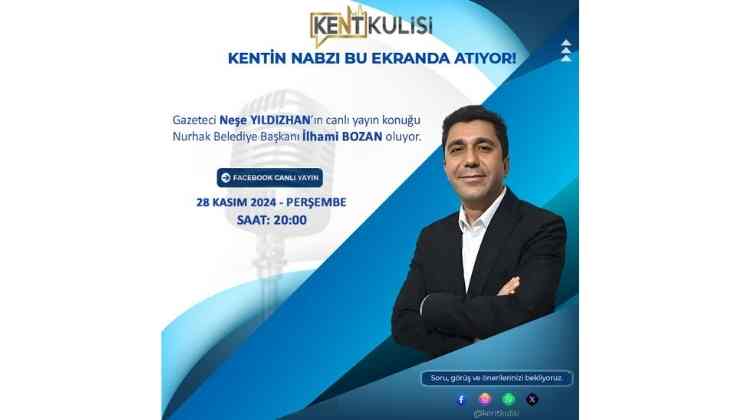 Bozan, Kent Kulisi'nde Soruları Yanıtlayacak