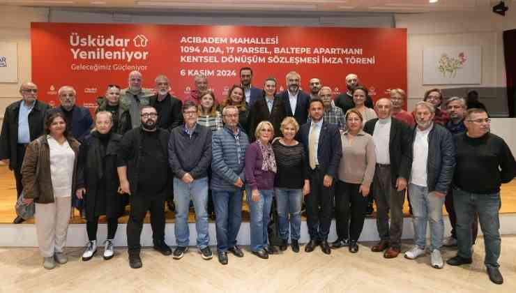 Üsküdar'da "Üsküdar Yenileniyor" Projesi