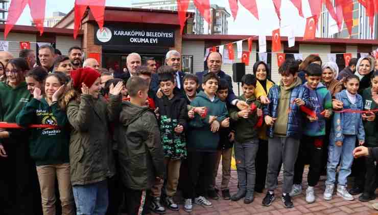 Karaköprü İncirliova Okuma Evi Açıldı