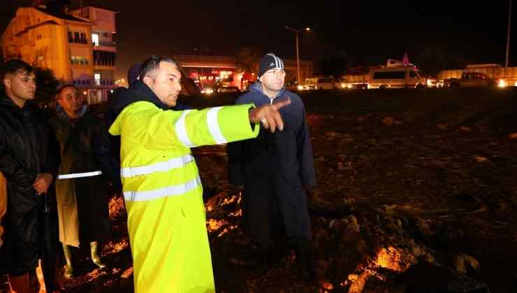 Başkan Kara, Selden Etkilenenleri Ziyaret Etti