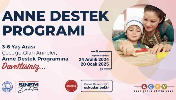 Üsküdar'da Anne Destek Programı