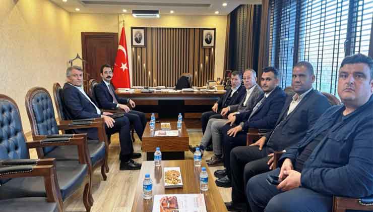 Başkan Ayhan'dan Kaymakam Şan'a Ziyaret