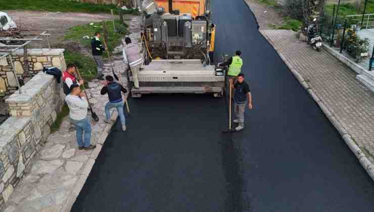 Bodrum'da Yol Bakım Onarım Çalışması