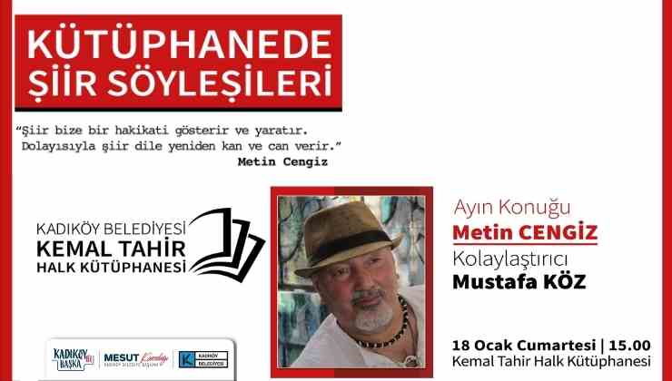 Kadıköy Şiir Söyleşilerinde Metin Cengiz Var