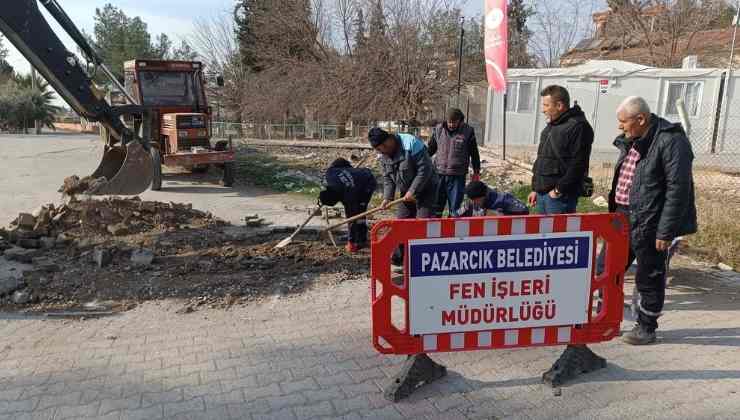 Pazarcık Belediyesi Narlı Mahallesi'nde Çalışma