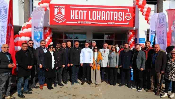 Bodrum'da Kent Lokantası Açıldı