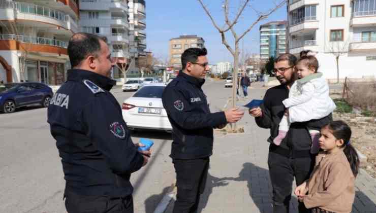 Karaköprü Zabıtasından Farkındalık Çalışması