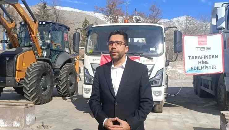 TBB'den Nurhak'a 3 Araç Hibesi