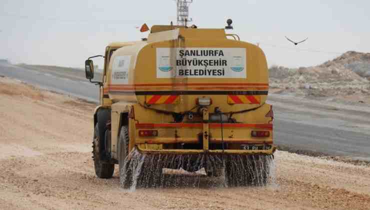 Şanlıurfa Büyükşehir'den Yol Çalışmaları