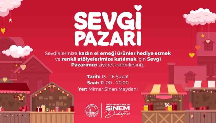 Üsküdar'da Sevgi Pazarı Kuruluyor