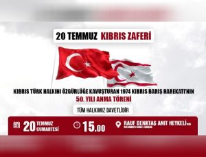 Bolu’da Kıbrıs Barış Harekatına Özel 50. Yıl Töreni Düzenlenecek