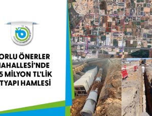 Tekirdağ Büyükşehir Belediyesi 145 Milyonluk Alt Yapı Çalışması