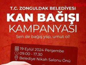 Zonguldak’ta Hayat Kurtaran Bir Kampanya: Kan Bağışı