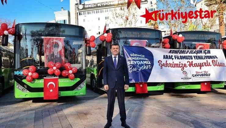 Denizli’ye 38 Yeni Otobüs: Toplu Ulaşım Filosu Güçleniyor!